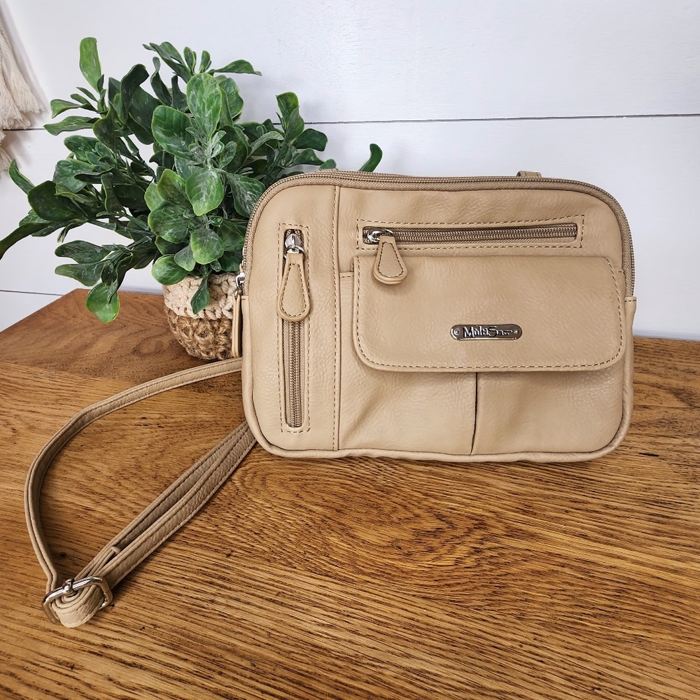 Multisac Zippy Triple Compartment Crossbody Bag